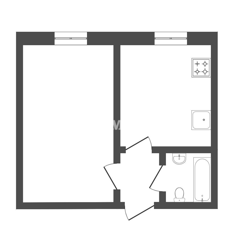 1-комн. квартира, 32.2 м², 9 этаж из 9