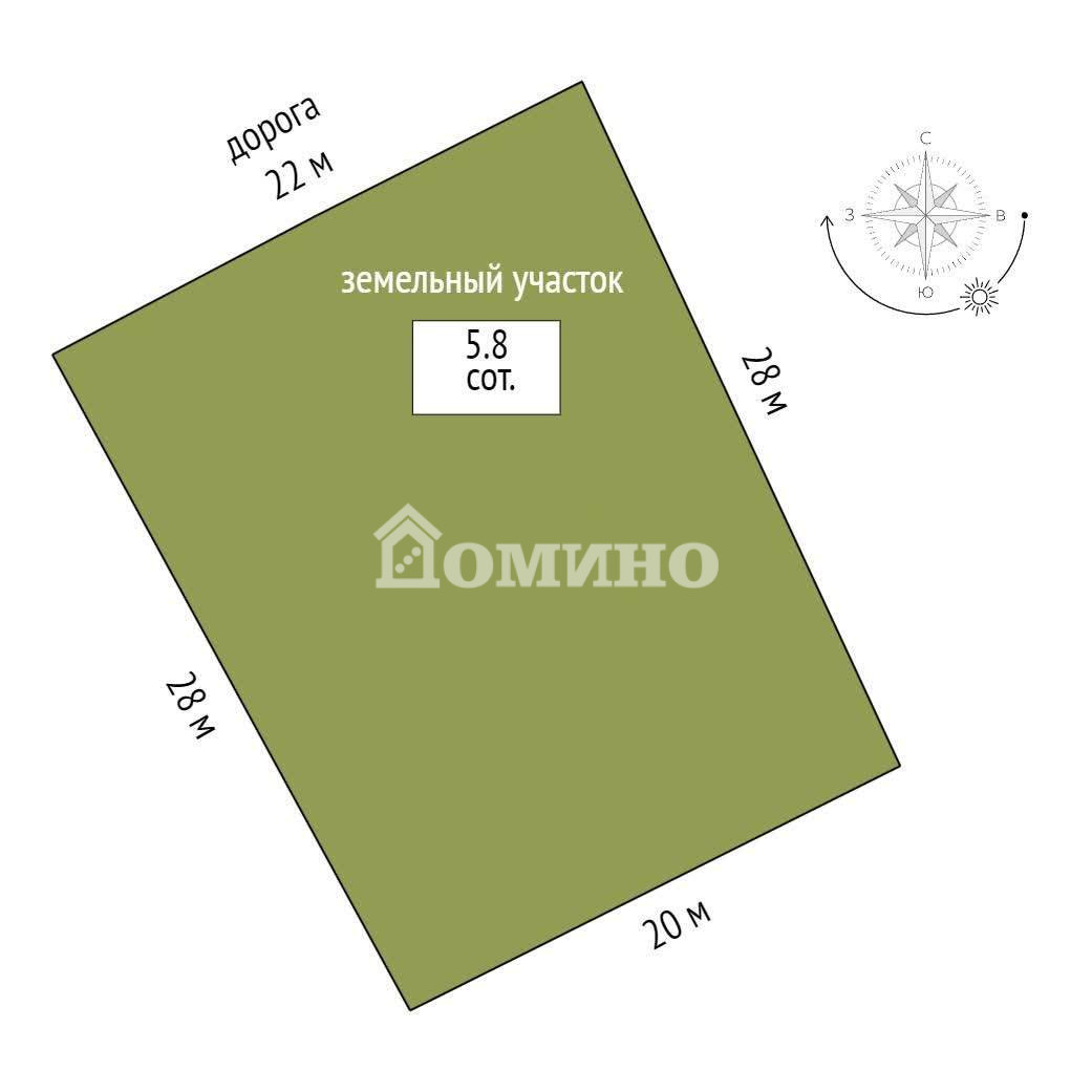 Участок, 5.82 сот.