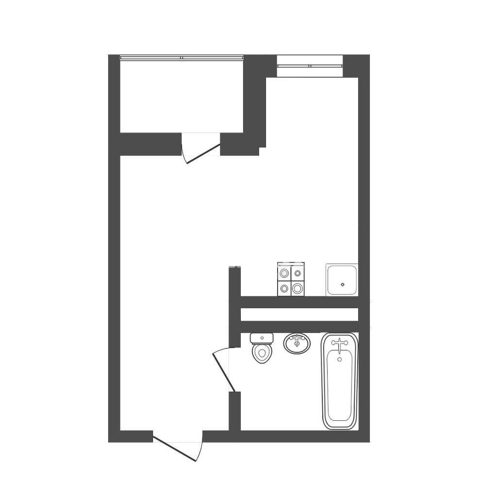 Квартира, 27 м², 14 этаж из 19