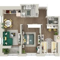 2-комн. квартира, 63.8 м²