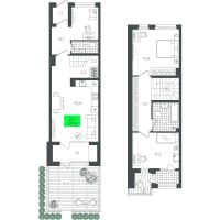 2-комн. квартира, 109.8 м²