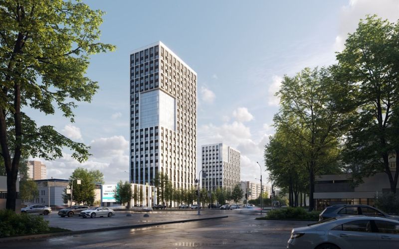 Планировка 1-комн. квартира, 37.1 м² — ЖК «Футуро»