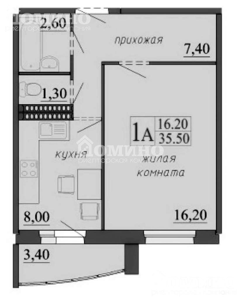 ЖК «1-комн. квартира»